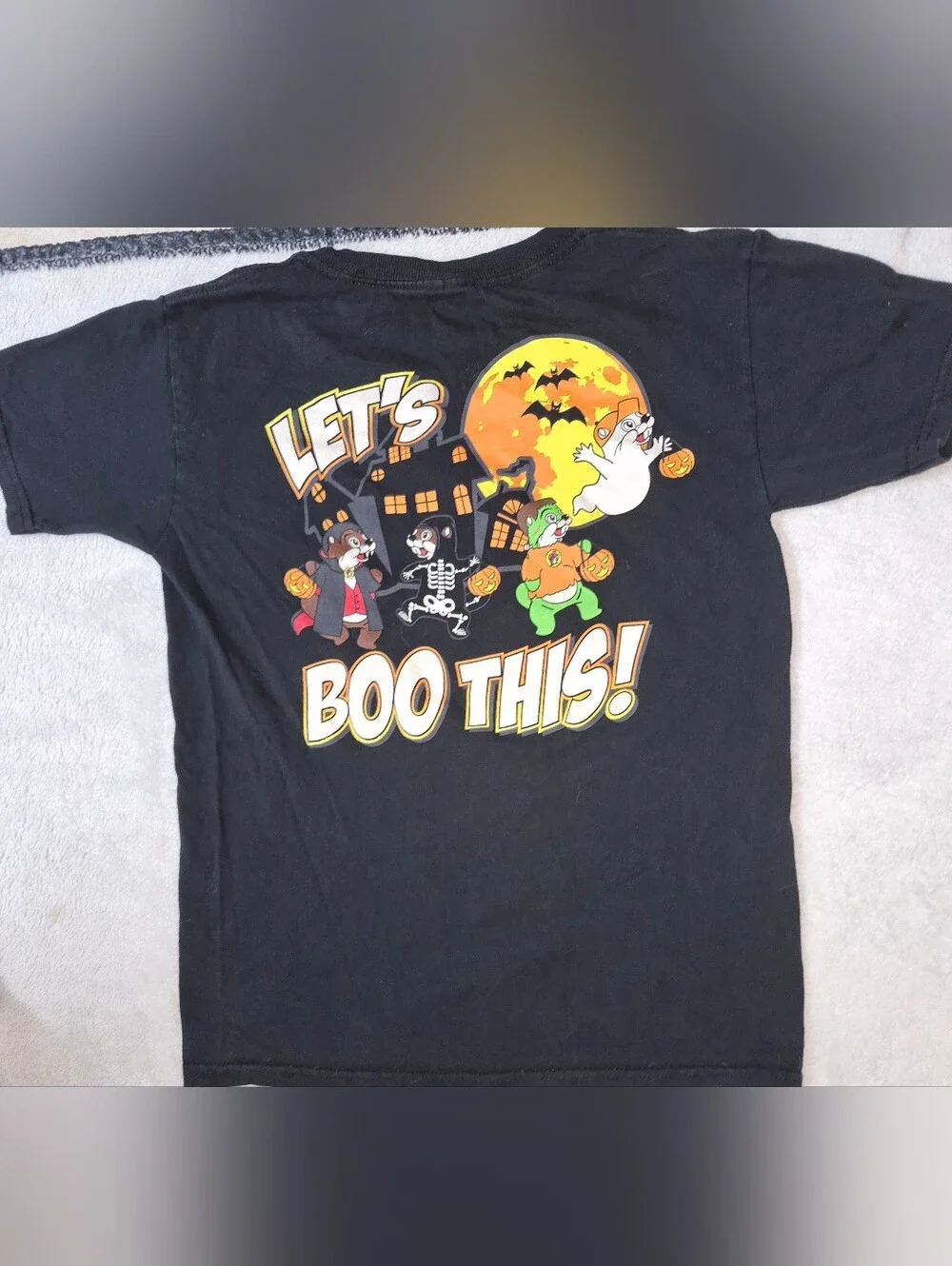 Buc-ee's Kids Halloween Shirts Lot Matching Sibling Set 2T Youth S Youth M